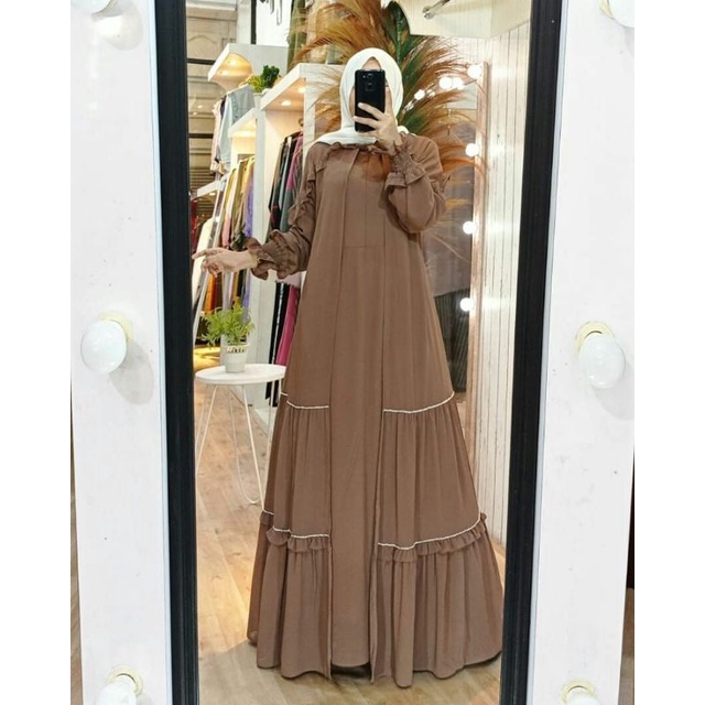 nafija maxy gamis wanita terbaru gamis muslim wanita gamis polos aplikasi renda gamis kondangan gami