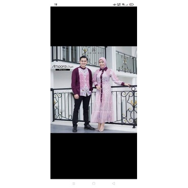 Couple Dress Amoora ArRafi(Harga 1 set) Original