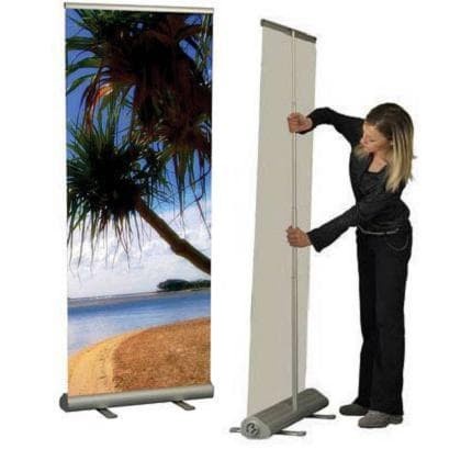 

Unik Roll Up Banner / Banner / Baner Iklan / Digital Printing 80X200 Hemat