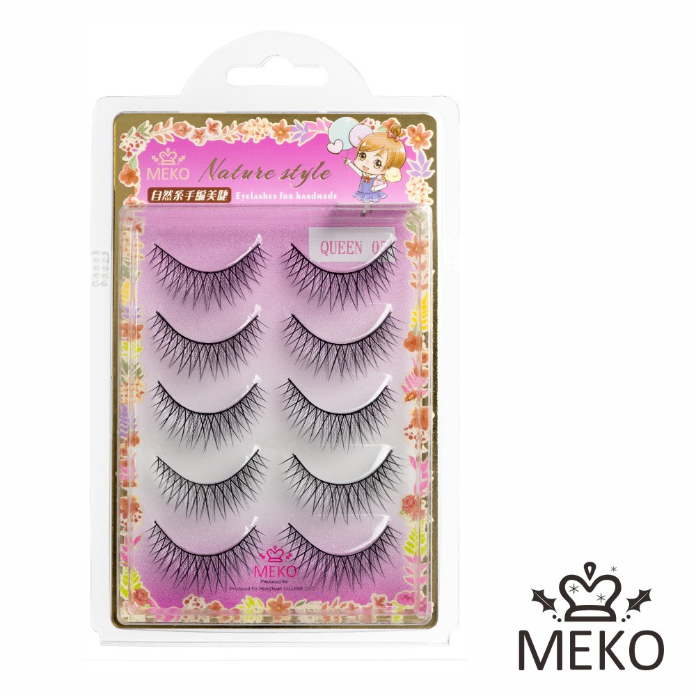 Meko Bulu Mata Palsu Handmade Model Anjing Warna Hitam 05