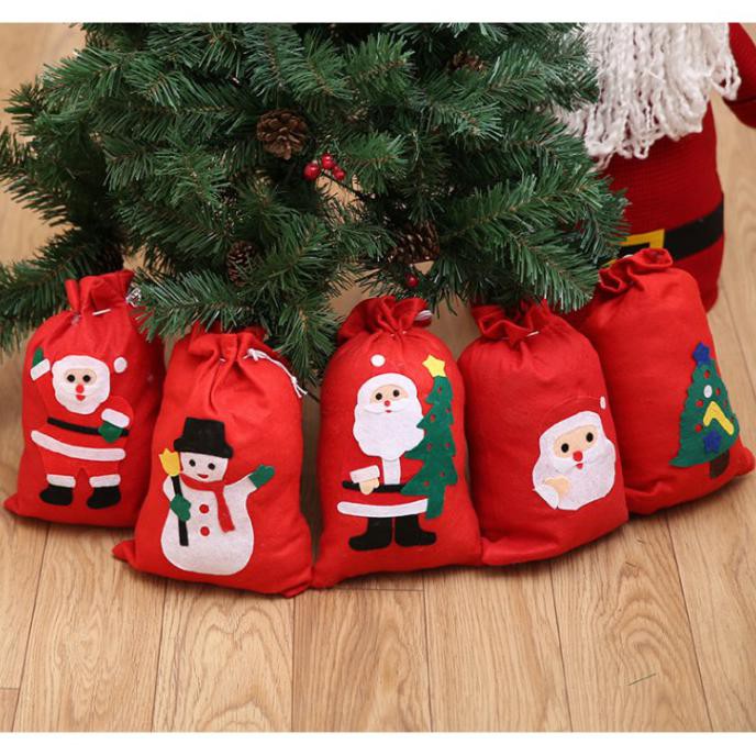 

kantong bingkisan natal, kantong souvenir x'mas, kantong kado natal