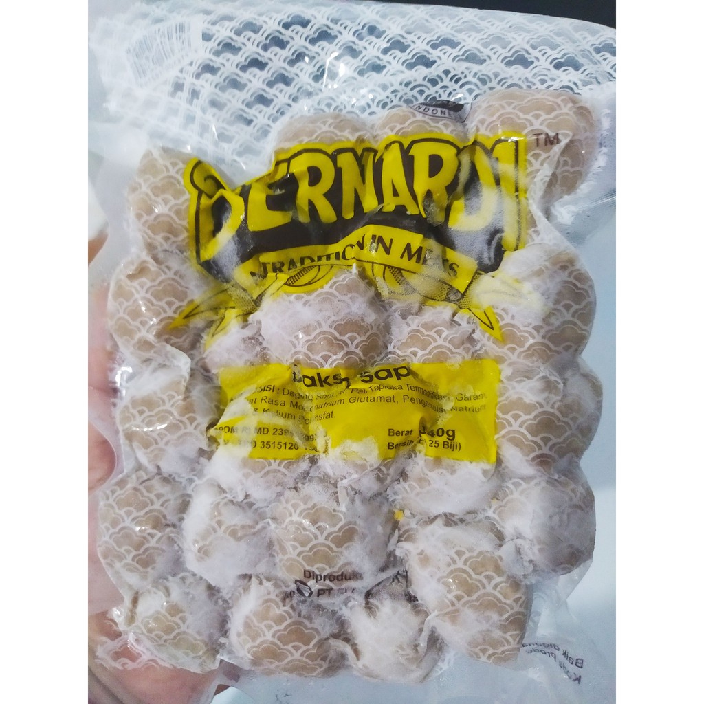 

BERNARDI BAKSO SAPI PREMIUM BESAR -- ISI 25 -- 340 GR