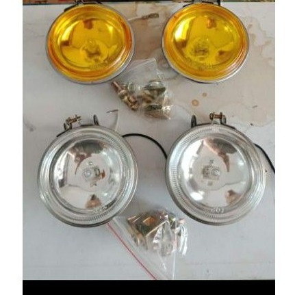 Lampu Tembak Kabut Bulat - Foglamp Bulat Universal Motor Mobil