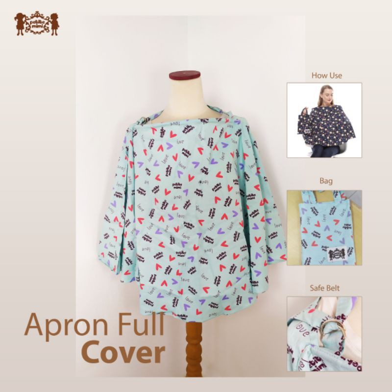 Petite Mimi Apron Menyusui Full Cover (Tersedia varian Motif)