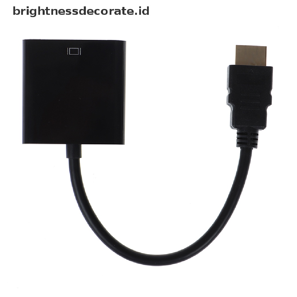 Kabel Adapter Converter Hdmi To Vga Untuk Proyektor Hd Monitor