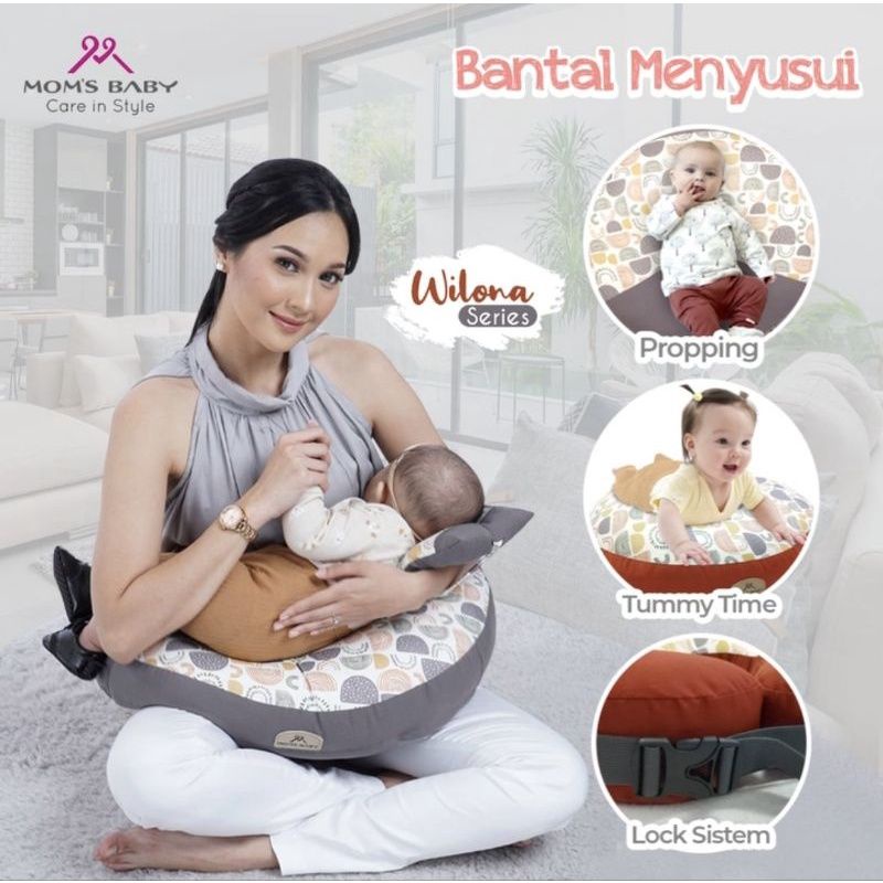 mom's baby bantal menyusui wilona