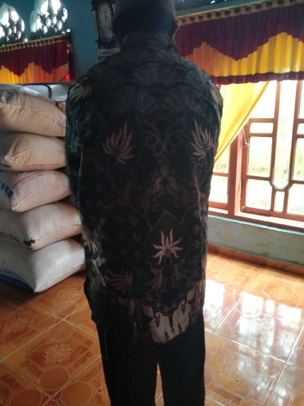Dwi Mukti Mocca Kemeja Batik Pria Katun Primisima Full Furing