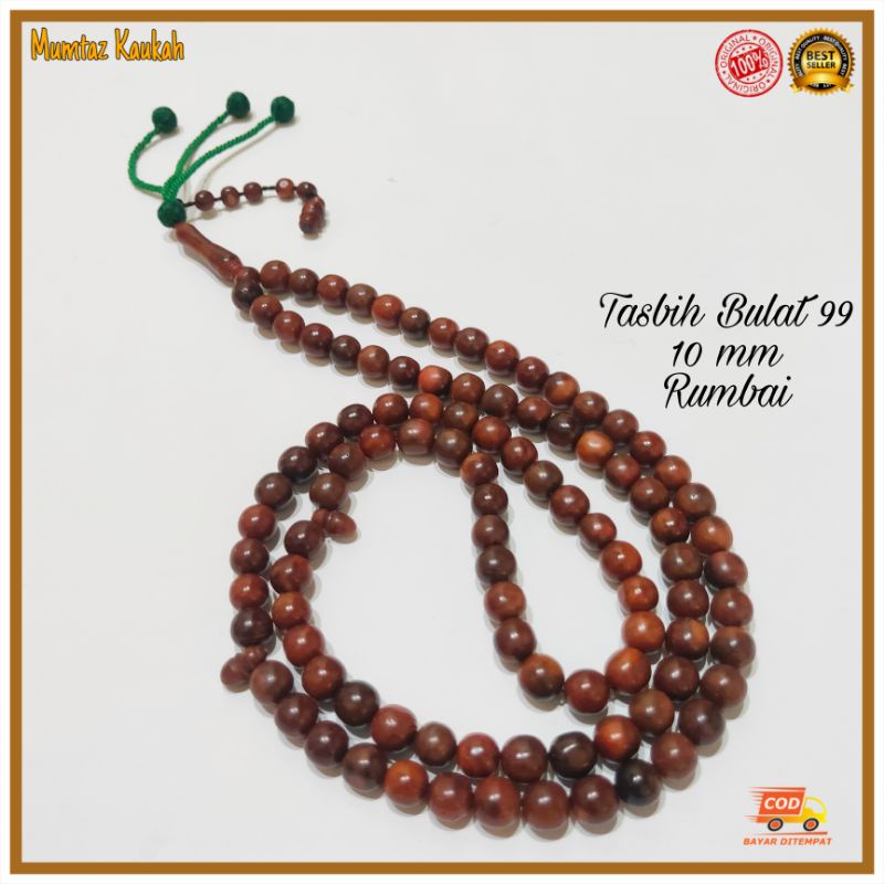 Tasbih kaoka kaukah 99 butir 10mm original kokka kauka kaokah