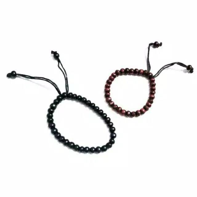 Gelang Kayu Model Tasbih