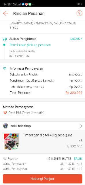 Timbangan Digital 30kg Seba Guna