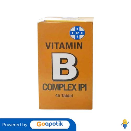 Jual Ipi Vitamin B Complex Botol 45 Tablet | Shopee Indonesia