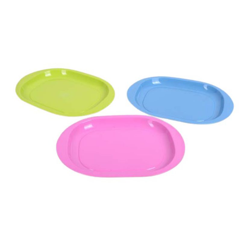 Nampan Plastik Oval Serbaguna / Ruby Oval Tray / Wadah Murah