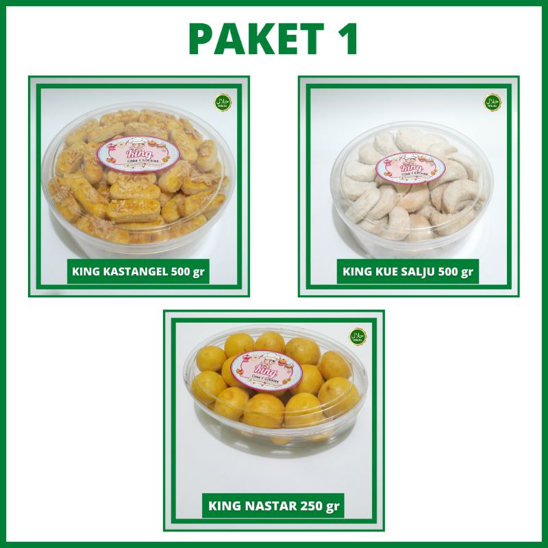 

(PAKET 1 ) KING KUE KERING 3 TOPLES