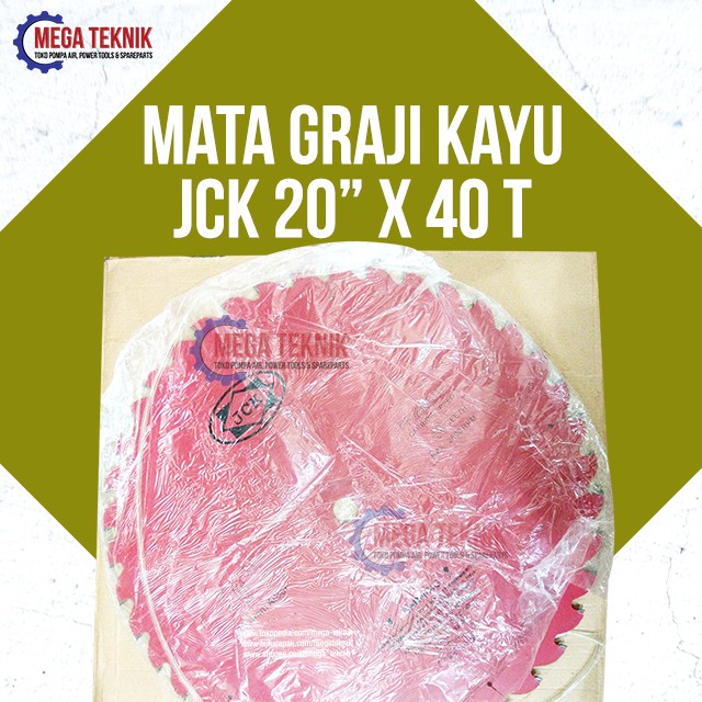 Mata Graji Gergaji Potong Kayu Circular Saw Blade JCK 20 Inch X 40T Gigi
