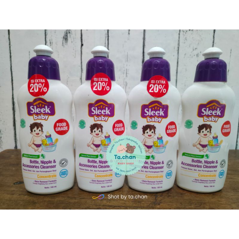 Sleek Baby Bottle, nipple &amp; accesories cleanser 450ml refill / Sleek Baby Laundy detergent 450ml