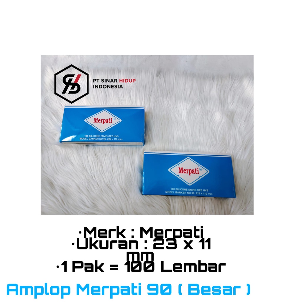 

Amplop Merpati 90 Putih Polos