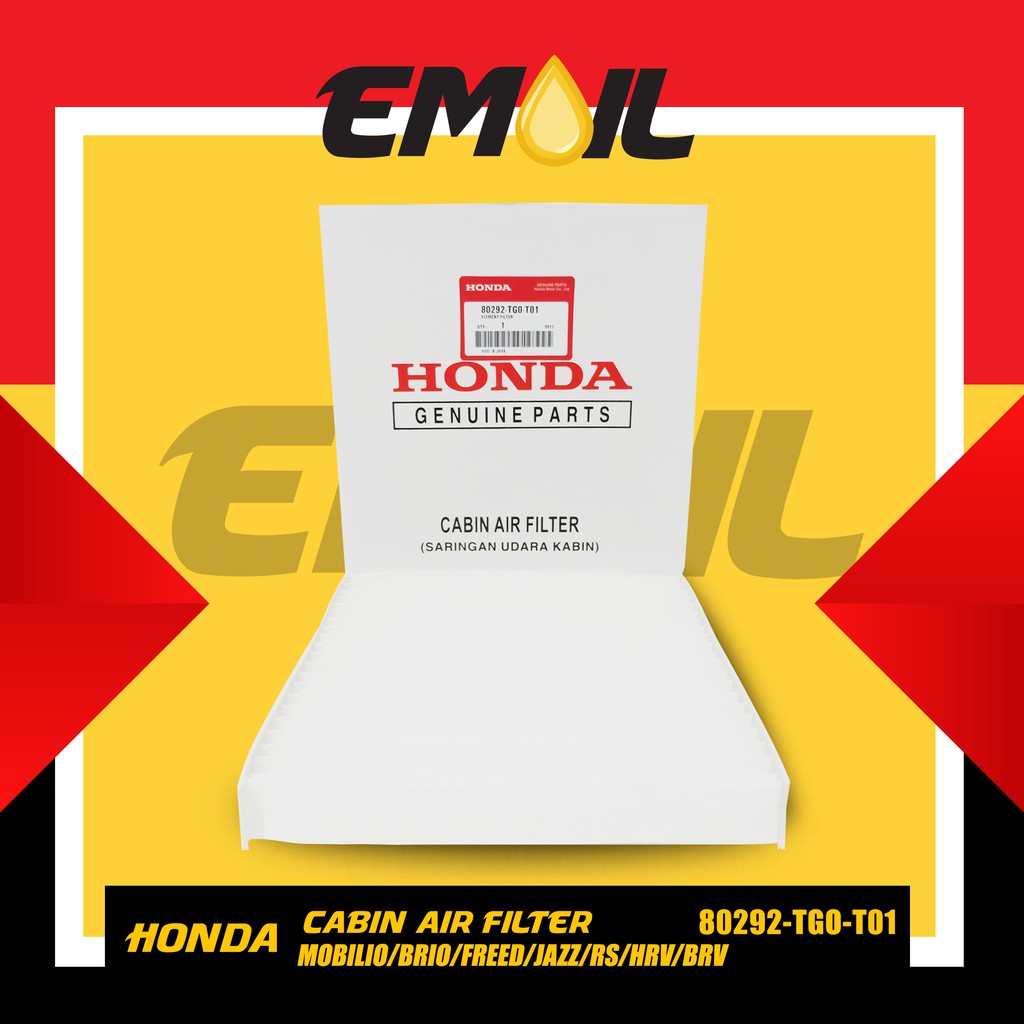 Filter kabin ac honda mobilio brio freed jazz rs hrv brv TGO T01