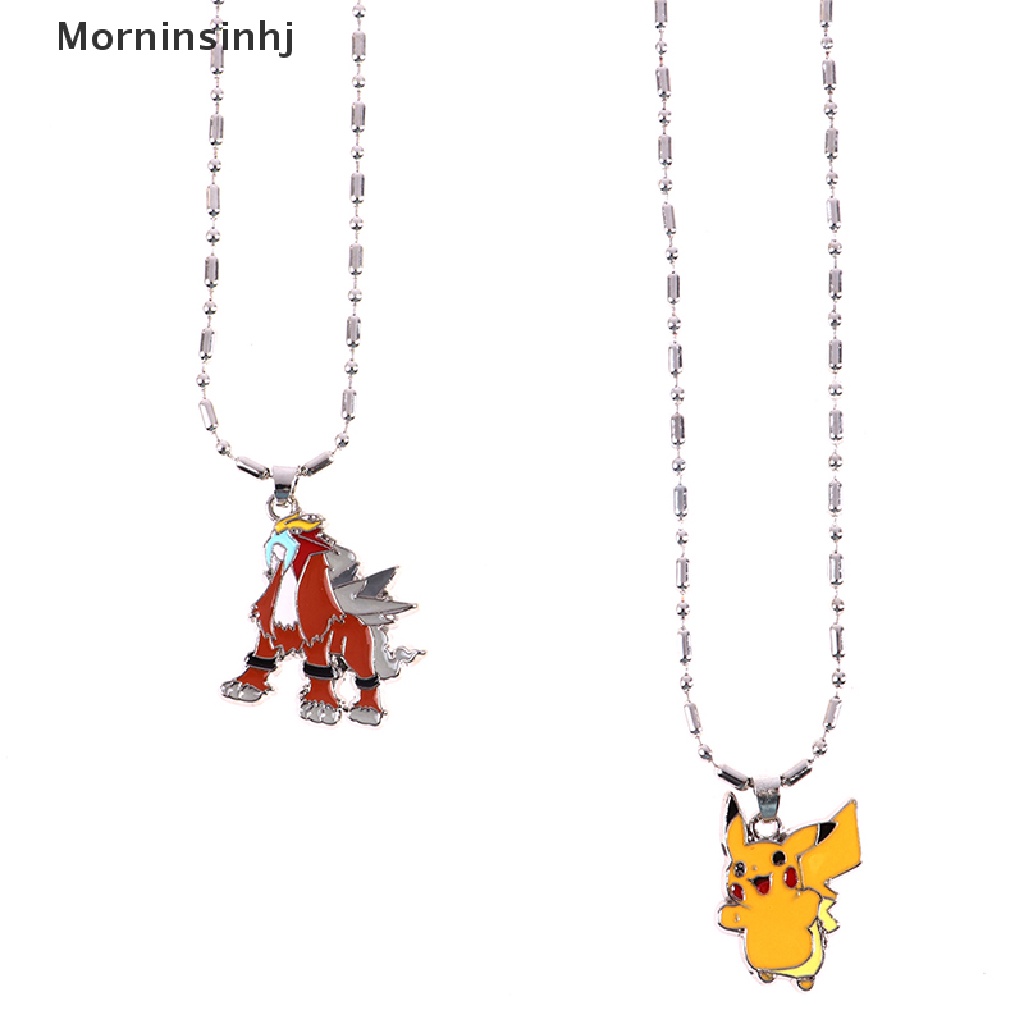 Mornin Mainan Liontin Kalung Kartun Figure Anime Pokemon Untuk Hadiah Ulang Tahun Anak id