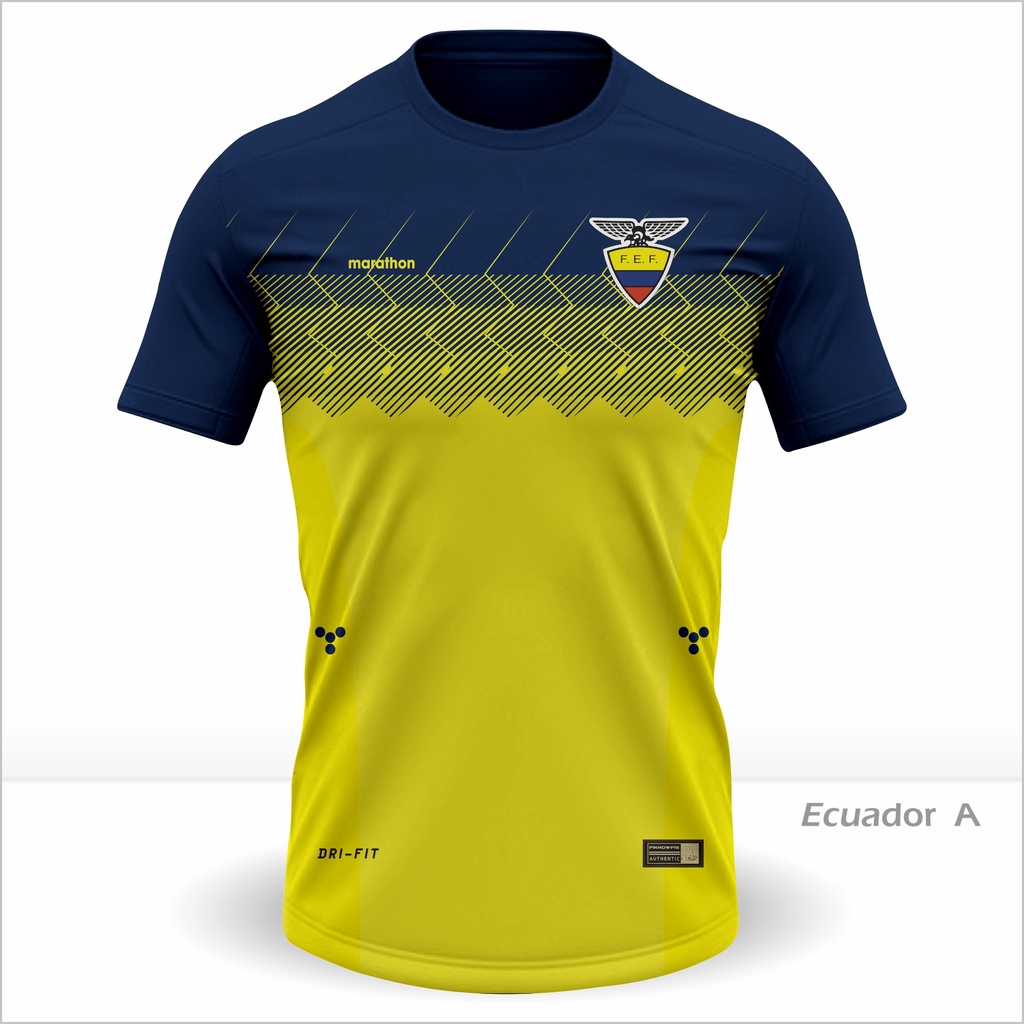 kaos bola ecuador / jersey ekuador
