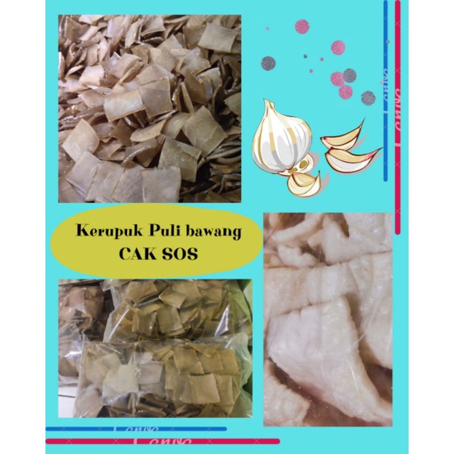 

(500 gram) kerupuk bawang puli/kerupuk puli bawang enak