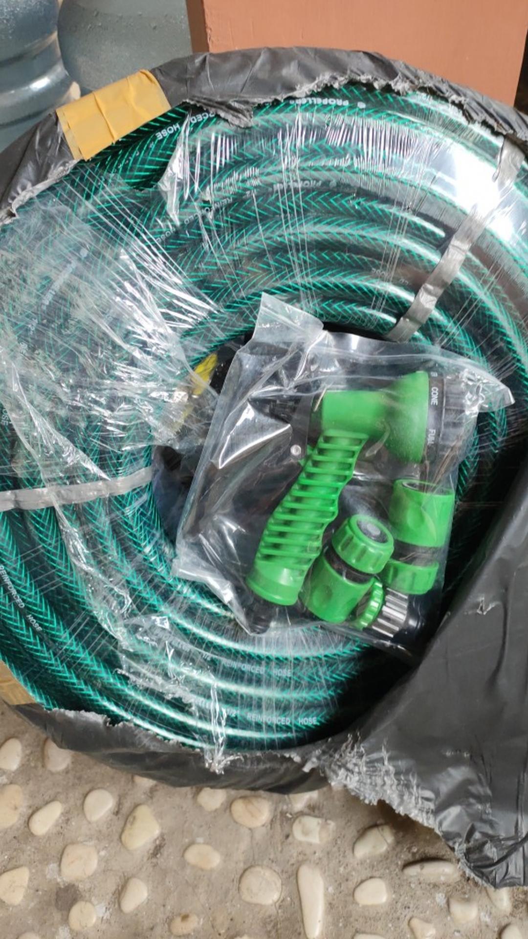 Selang Air Benang Hijau 1/2 100meter Rhinoceros Selang Air Taman Selang Air Elastis