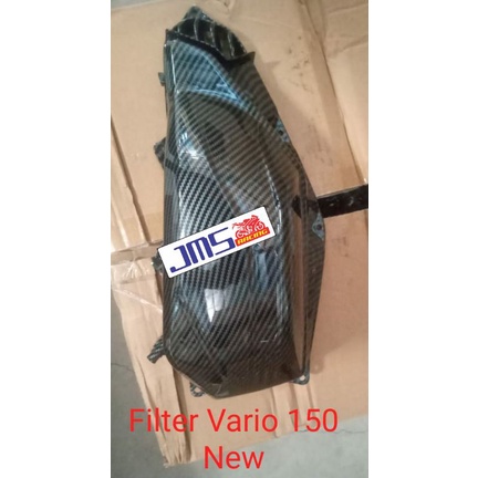 cover tutup filter hawa carbon vario125/150 tahun 2018 sampai 2022 zoro