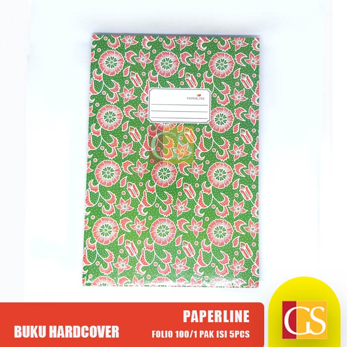 

BUKU TULIS CATATAN JURNAL PAPERLINE HARDCOVER FOLIO 100 LEMBAR PCS