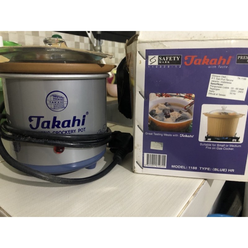 Slow Cooker Takahi 0,7Liter PRELOVED
