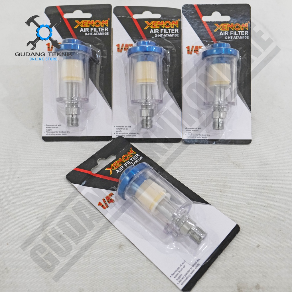 Air Filter Spray Gun Xenon HT-ATAM10E 1/4Inch / Filter Udara Kompresor XENON 1/4 Inch 1/4&quot;