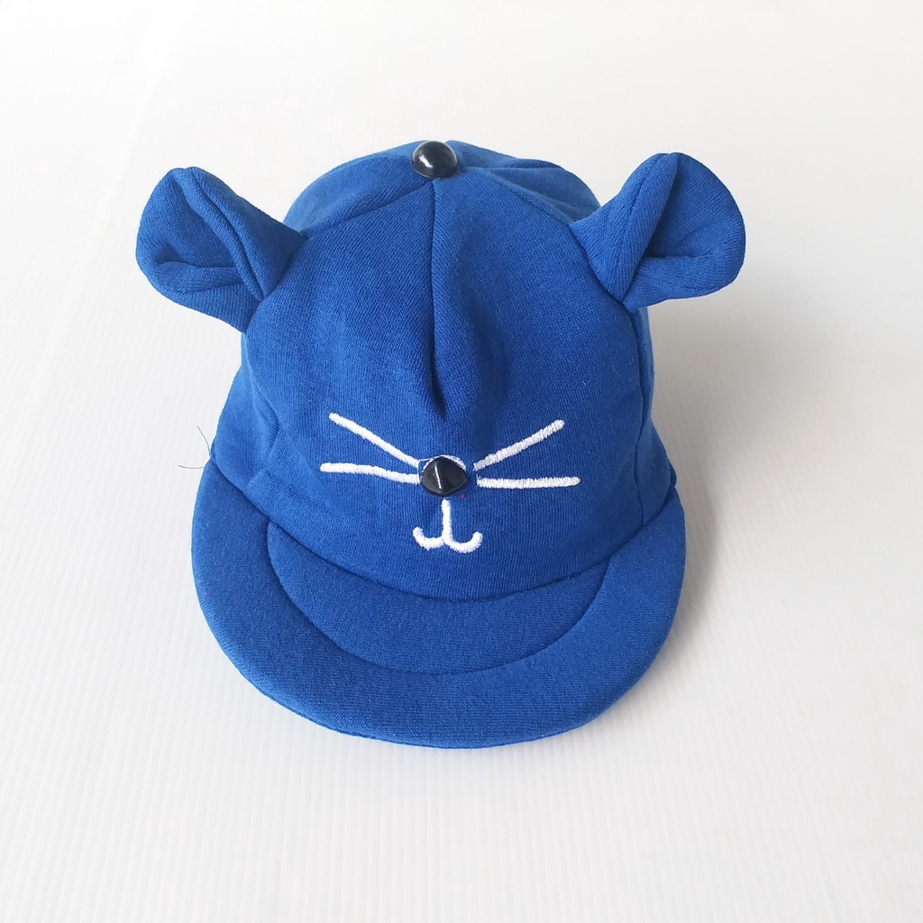 Plazababyku TOPI MEOW CATS Topi Anak Lucu Model Apollo Usia 0 Sampai 1 Tahun Kualitas Terbaik PART2