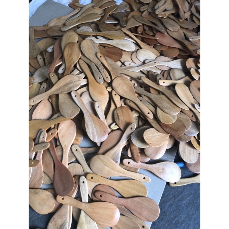 centong spatula teflon sutil sodet kayu mahoni