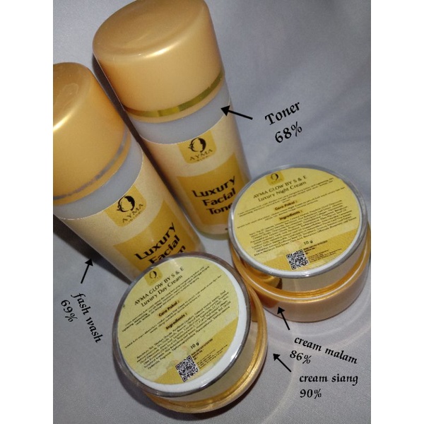 Preloved skincare luxury Ayma glow