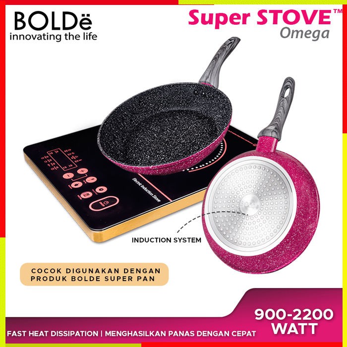 KOMPOR INDUKSI LISTRIK BOLDE PERALATAN ALAT MASAK DAPUR ALAT MASAK LISTRIK BOLDE ELEKTRONIK MURAH