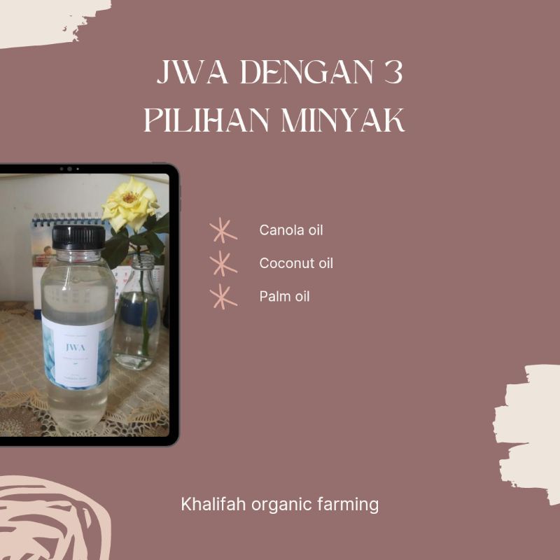 Jadam Wetting Agent (JWA) Surfaktan alami 500 ML