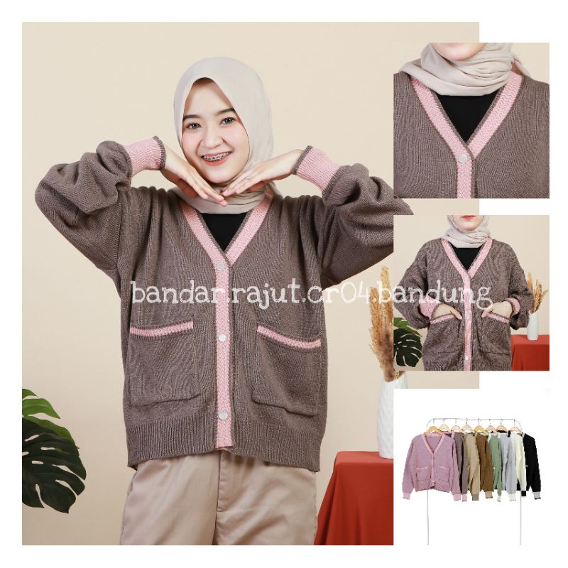 CARDY RAJUT ZARA COMBO KNIT BRANDED 7 GATE