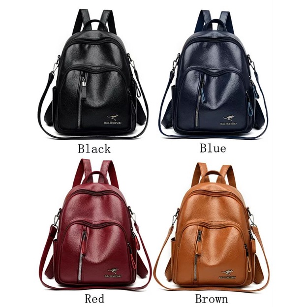 Mochillastore - Tas Wanita Ransel Sintetis Kulit Tas Wanita Kerja Kuliah Tas Remaja Tas Korean Stylist Tas  Leopard