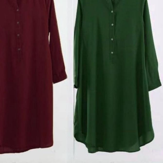 Restock BRILIE TUNIK – BAJU ATASAN POLOS WANITA TERBARU LENGAN PANJANG – ATASAN WANITA BLOUSE – ATAS