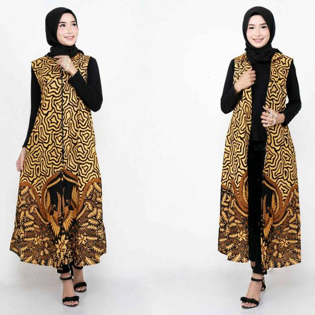 Kardigan / Outer/long cardi batik standar jumbo| new arrival