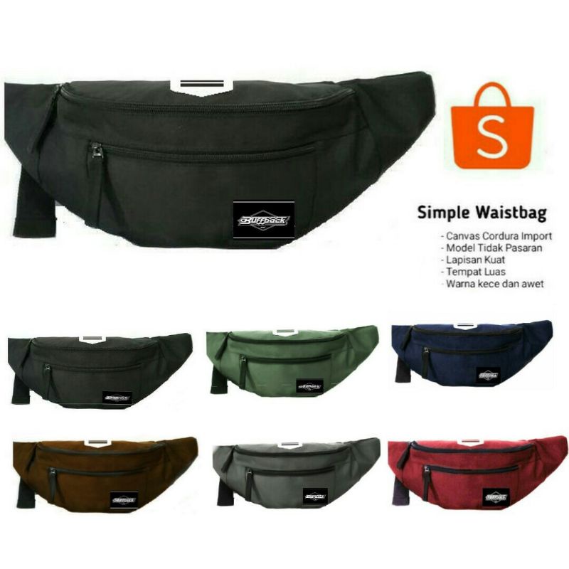 TERMURAH TAS PRIA WAISTBAG MINI ORIGINAL BUFFBACK