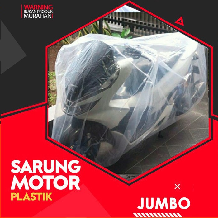 Cover Sarung Motor PLASTIK NMAX, PCX, AEROX, ADV, LEXI Anti Air Debu - Jumbo