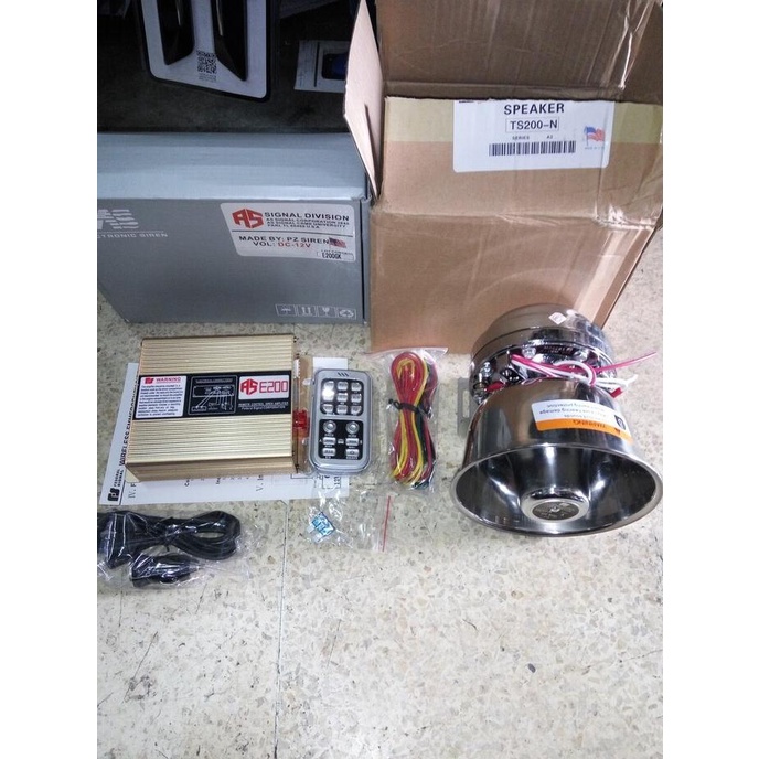 Toa Sirine Werless 200Watt Toa Crom