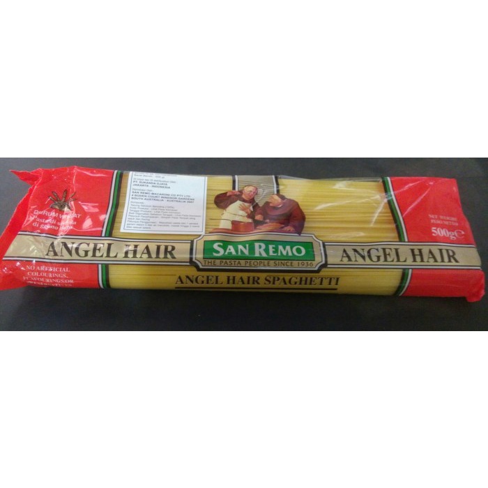 

PASTA-ANEKA- PASTA ANGEL HAIR SAN REMO 500GR -ANEKA-PASTA.