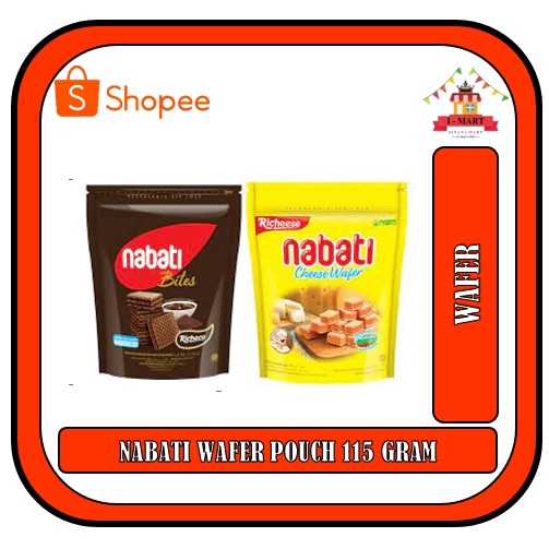 

NABATI WAFER 115 GRAM KEMASAN POUCH RICHOCO RICHEESE SNACK ANAK