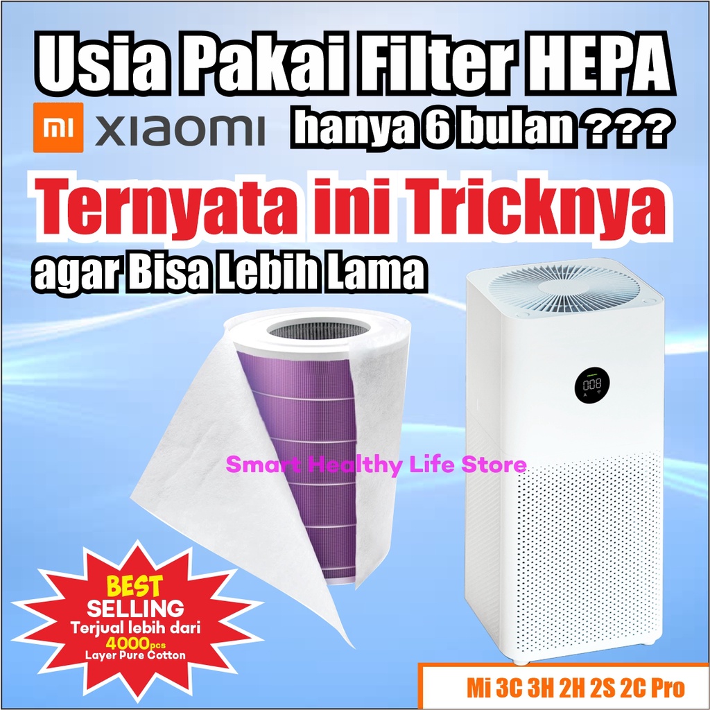 Replacement Filter HEPA Air Purifier Xiaomi 2H 2S 2C 3C 3H Pro