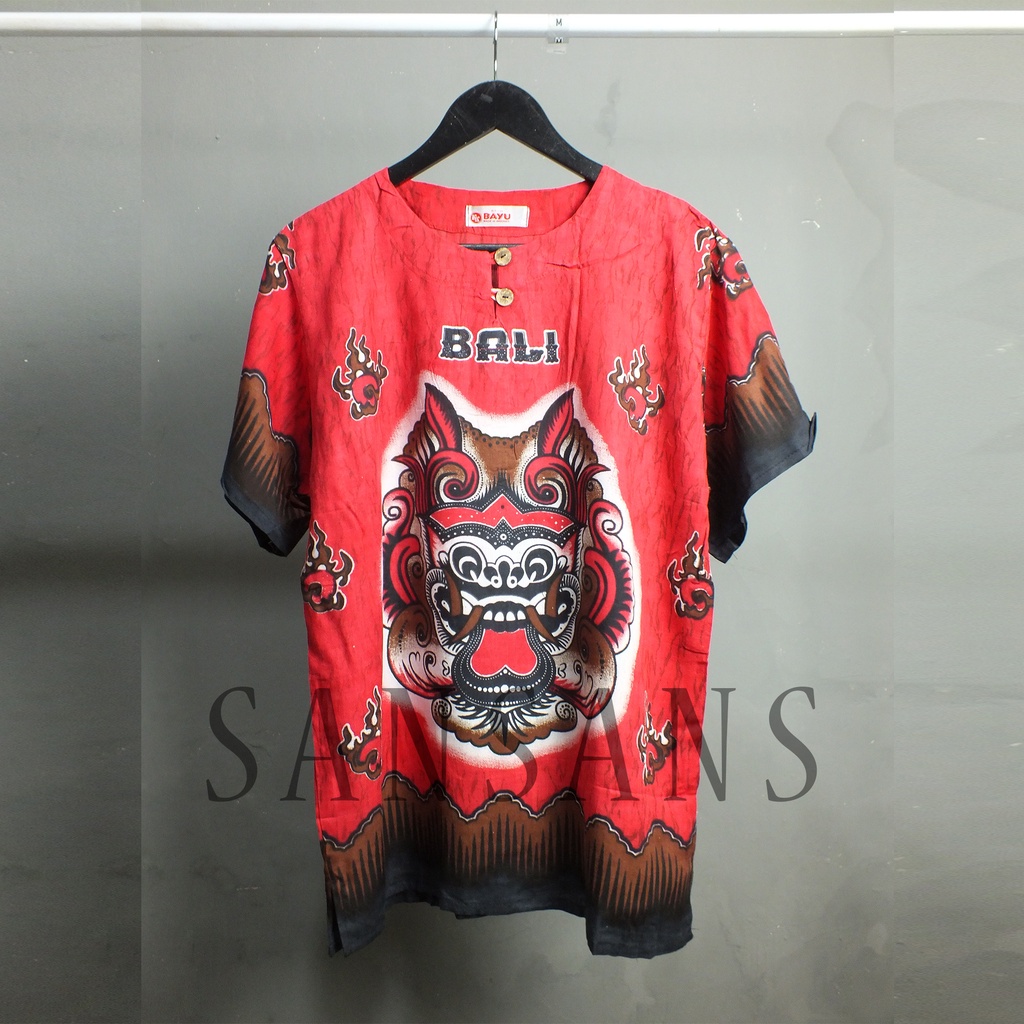 Atasan Bali Pria Wanita / Baju Barong Bali / Baju Santai Pria Wanita / Baju Pantai