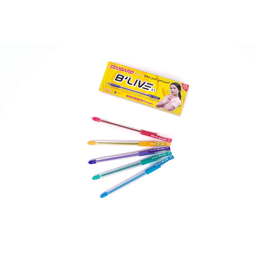 

Blive Bolpoin, Pulpen BLIVE 1 pack (12pcs)