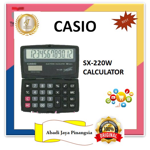 

CASIO SX 220W CALCULATOR