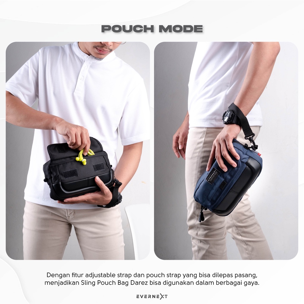 Tas Sling Pouch Bag Slempang Pria Tas Selempang Silngbag Pouchbag  Pria Cowok Distro Tas Distro Pria Cowok Selempang Slempang Slingbag Sling Pouch Bag Outdoor Tangan 2in1 Keren Kekinian