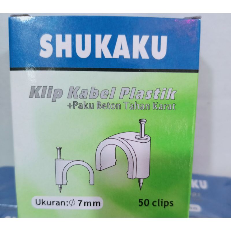 Klem kabel Shukaku 7mm/paku beton