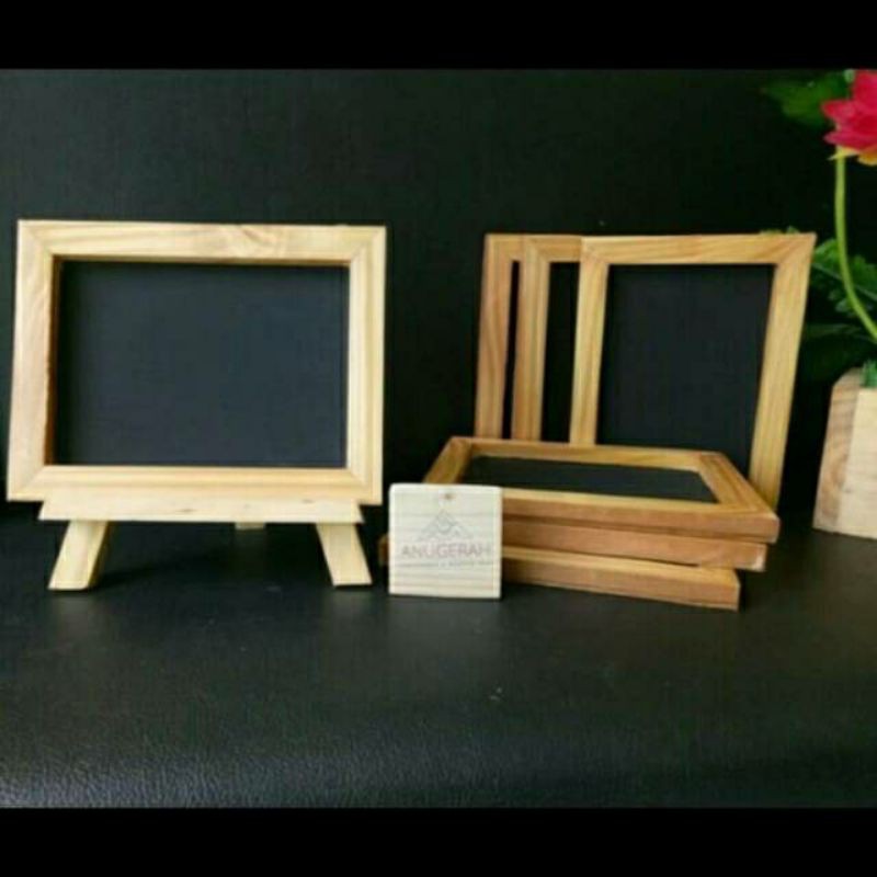 

Easel Mini chalkboard 15x20cm papan tulis kapur mini
